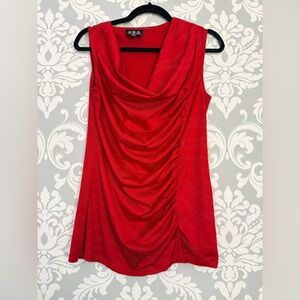 10/$25 • NWD Cowl Neck Shimmer Detail Sleeveless Top